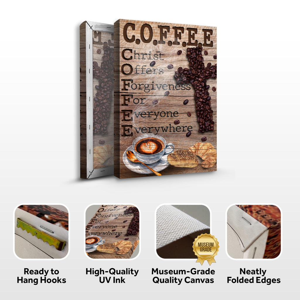 Christ And Coffee Faith Sign