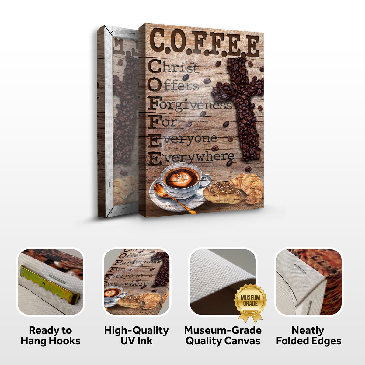 Christ And Coffee Faith Sign