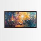 Nativity Painting Canvas Print
