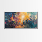Nativity Painting Canvas Print
