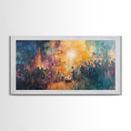 Nativity Painting Canvas Print