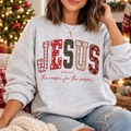 Christian Jesus Sweatshirt – Christmas Bible Verse Trendy Faith Apparel Gift