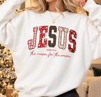 Christian Jesus Sweatshirt – Christmas Bible Verse Trendy Faith Apparel Gift