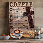 Christ And Coffee Faith Sign