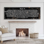 Psalm 91: He Is My Refuge – Rustic Christian Wall Art