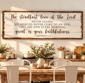 The Steadfast Love Of The Lord Lamentations 3:22-23 Faith Sign