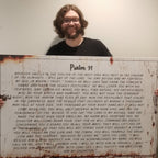 Psalm 91: He Is My Refuge – Rustic Christian Wall Art